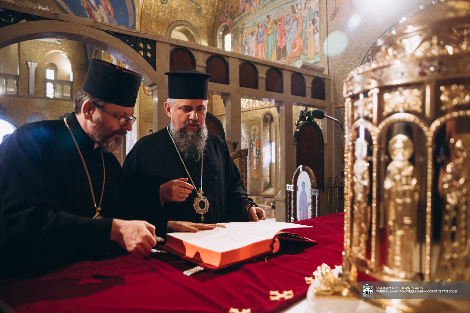 Представники Всеукраїнської ради Церков і релігійних організацій відвідали прокатедральний собор Святої Софії в Римі