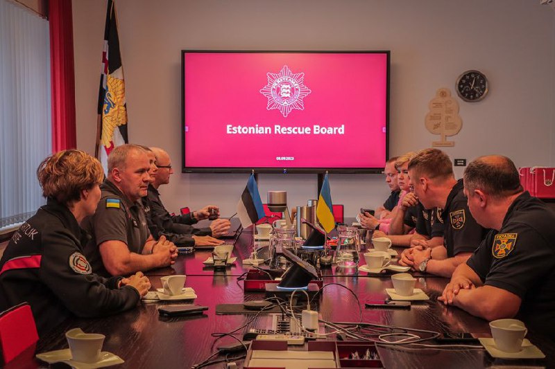Естонія допомагатиме розвивати добровільну пожежну охорону в Україні 🇺🇦🤝🇪🇪