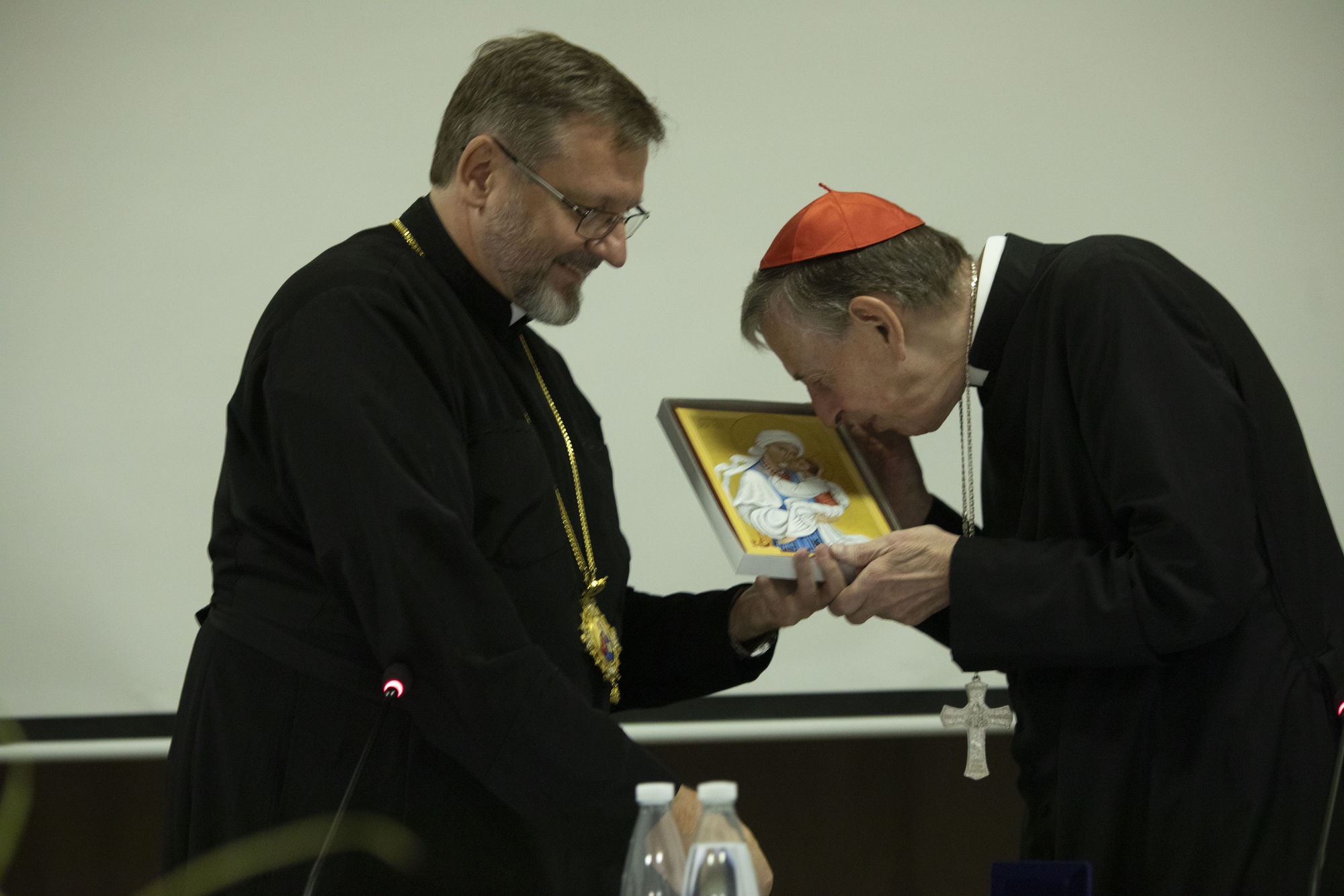 Кардинали П’єтро Паролін та Курт Кох зустрілися з єпископами Синоду УГКЦ