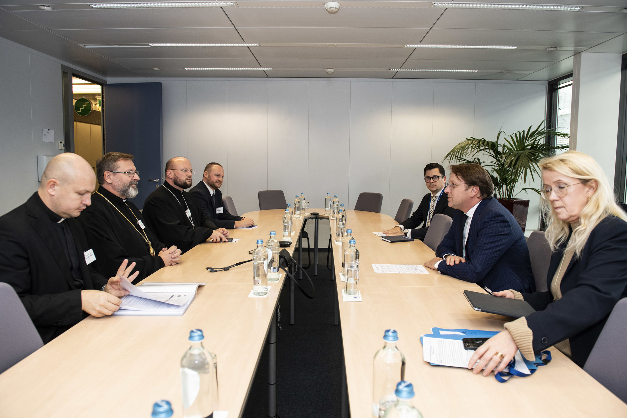 Глава УГКЦ провів зустрічі у Європейській комісії
