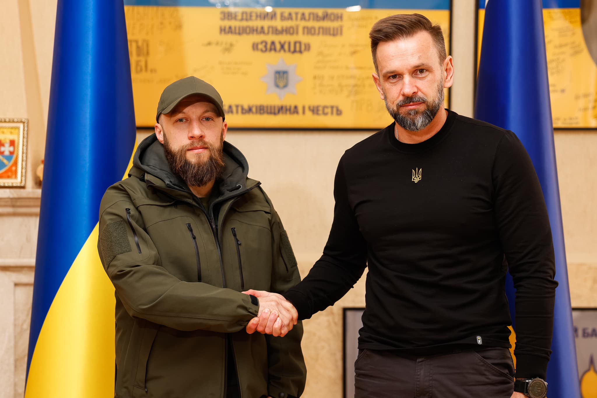 Віктор Микита зустрівся із заступником командира 3-ї окремої штурмової бригади ЗСУ Максимом Жоріним