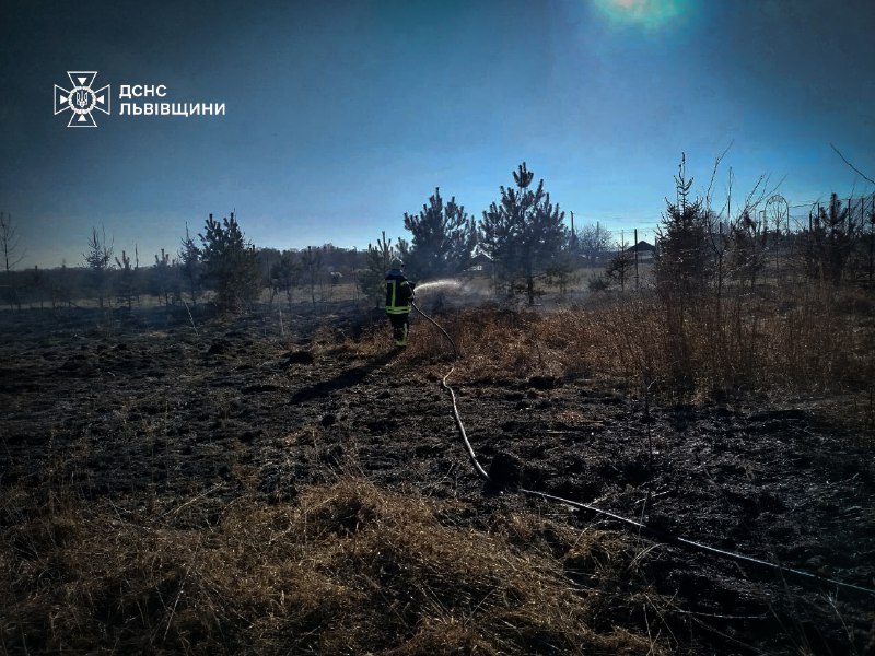 🔥Палає сухостій – посеред зими! Рятувальники Волині та Львівщини ліквідували десятки займань сухої трави, які охопили гектари екосистем 🔥Палає сухостій – посеред зими! Рятувальники Волині та Львівщини ліквідували десятки займань сухої трави, які охопили гектари екосистем