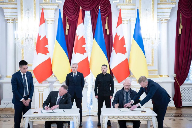 🇺🇦🇨🇦 Україна та Канада домовилися про спільне виробництво оборонної продукції. 🇺🇦🇨🇦 Україна та Канада домовилися про спільне виробництво оборонної продукції.