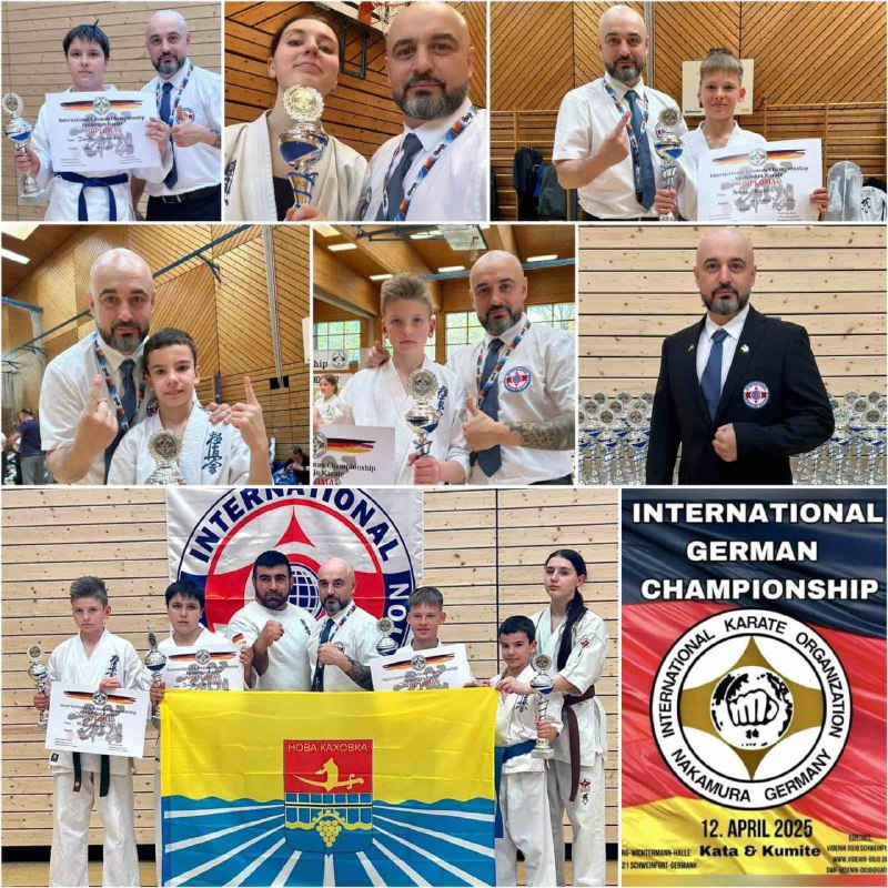 Херсонські спортсмени – призери чемпіонату Німеччини з кіокушин БуДо карате. Херсонські спортсмени – призери чемпіонату Німеччини з кіокушин БуДо карате.