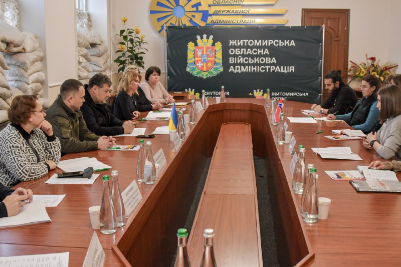 ⏺ Норвезька рада у справах біженців в рамках співпраці з Житомирською обласною військовою адміністрацією... ⏺ Норвезька рада у справах біженців в рамках співпраці з Житомирською обласною військовою адміністрацією...