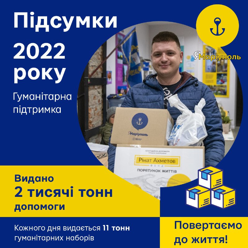 😱91 фура гуманітарної допомоги для маріупольців!
✊Саме стільки гуманітарної підтримки було видано маріупольським... 😱91 фура гуманітарної допомоги для маріупольців!
✊Саме стільки гуманітарної підтримки було видано маріупольським...