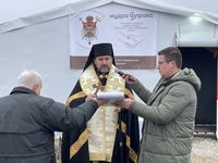 &laquo;Бог руйнуватиме плани ворога доти, доки Україна не&nbsp;переможе&raquo;,&nbsp;&mdash; владика Михайло Бубній на&nbsp;освяченні пункту незламності в&nbsp;Одесі