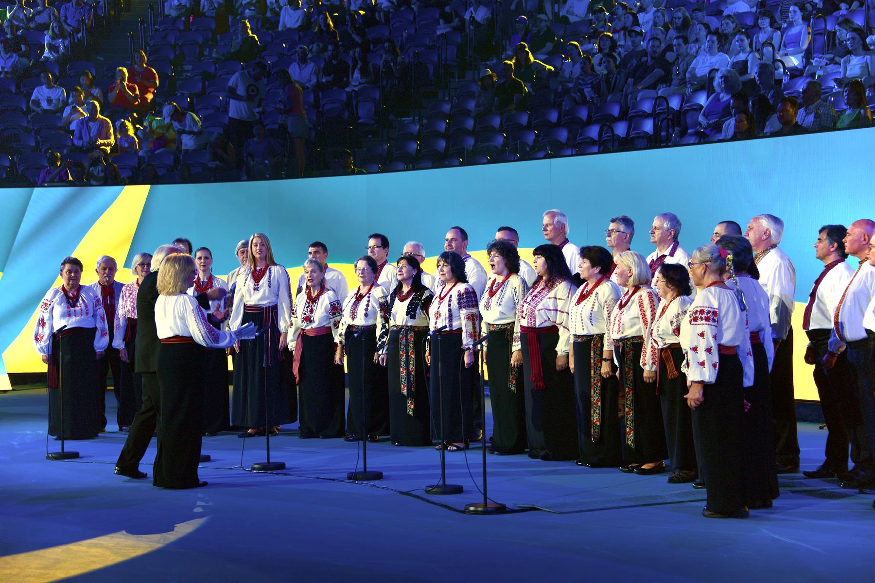 Український хор «Воля» виступив на відкритті тенісного турніру «Australian Open» Український хор «Воля» виступив на відкритті тенісного турніру «Australian Open»