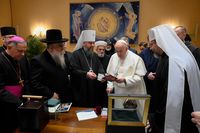 «Важлива Україна», — Папа Франциск до глав Церков і релігійних організацій України 