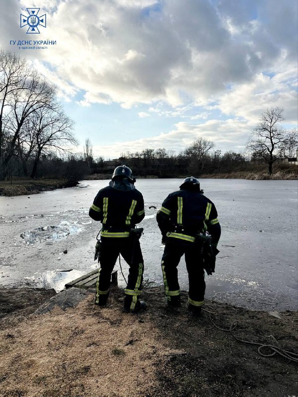Одеса: на озері під кригу провалився чоловік, намагаючись урятувати свого собаку Одеса: на озері під кригу провалився чоловік, намагаючись урятувати свого собаку