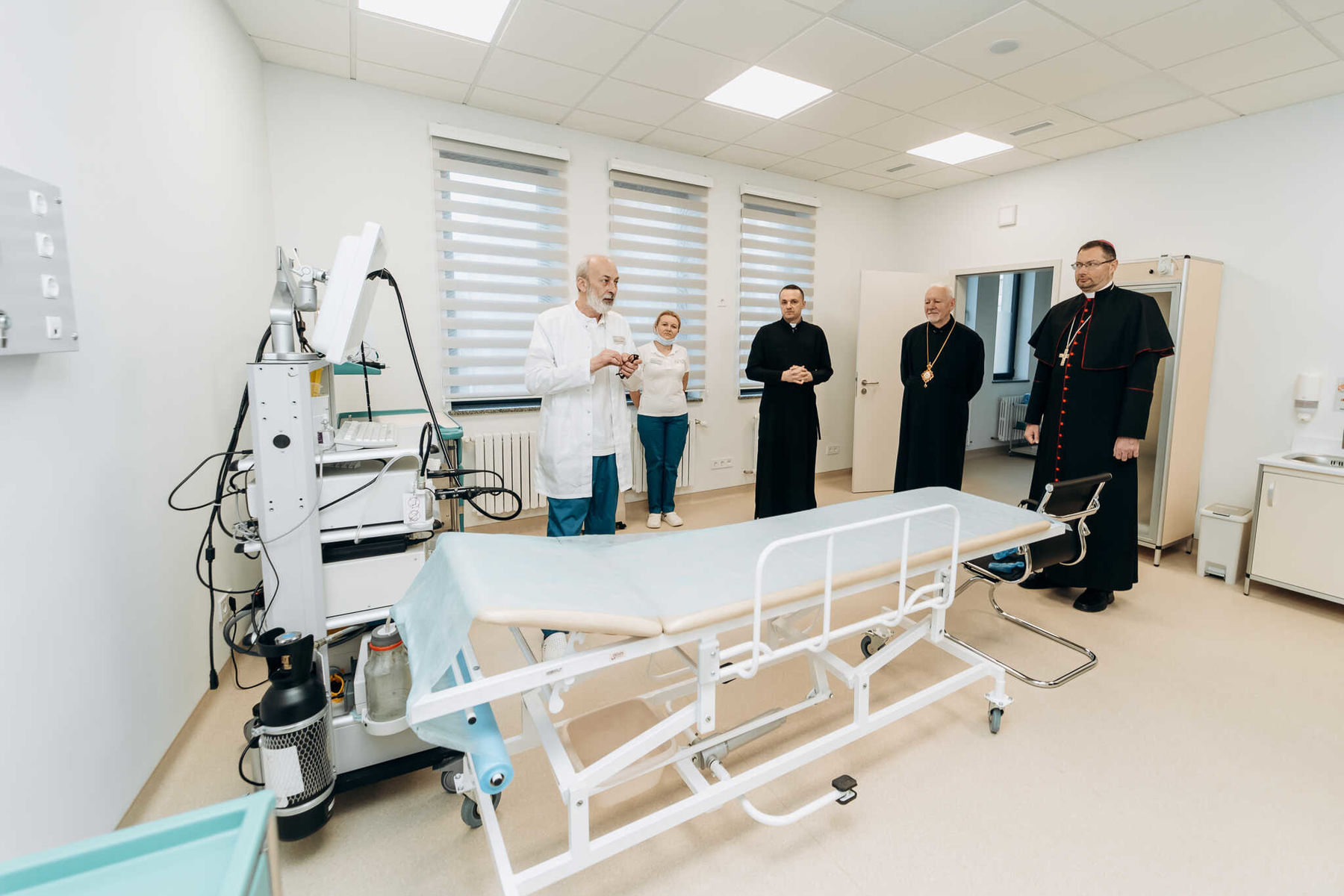 Апостольський нунцій та&nbsp;владика Богдан Дзюрах відвідали Клініку святого Луки в&nbsp;Івано-Франківську