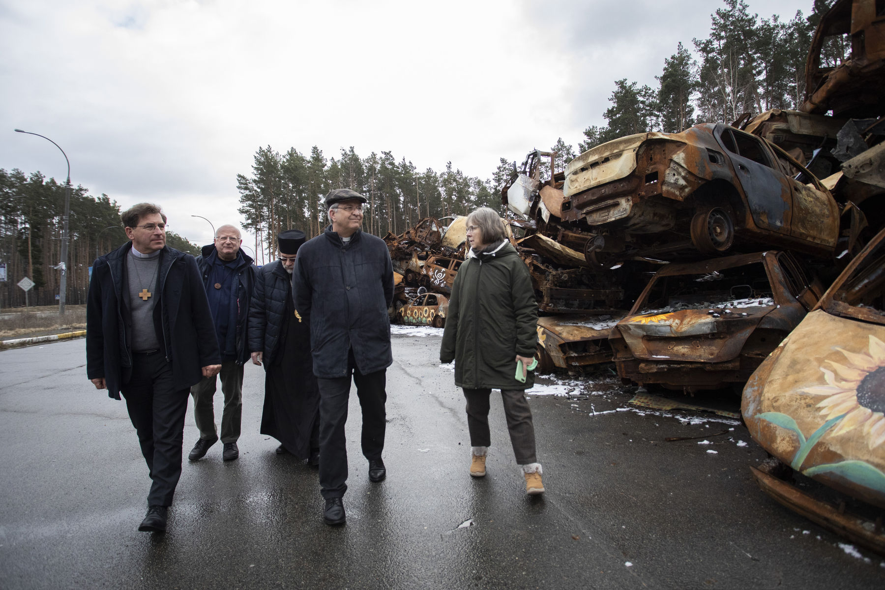 &laquo;Братерство і&nbsp;взаємодопомога&nbsp;&mdash; це&nbsp;єдиний шлях подолати цю&nbsp;катастрофу&raquo;: делегація бельгійських єпископів відвідала Ірпінь