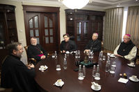 &laquo;Дякую за&nbsp;вашу мужність!&raquo;&nbsp;&mdash; Глава УГКЦ привітав у&nbsp;Києві делегацію бельгійських єпископів