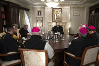 &laquo;Дякую за&nbsp;вашу мужність!&raquo;&nbsp;&mdash; Глава УГКЦ привітав у&nbsp;Києві делегацію бельгійських єпископів