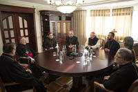 &laquo;Дякую за&nbsp;вашу мужність!&raquo;&nbsp;&mdash; Глава УГКЦ привітав у&nbsp;Києві делегацію бельгійських єпископів