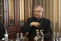 &laquo;Дякую за&nbsp;вашу мужність!&raquo;&nbsp;&mdash; Глава УГКЦ привітав у&nbsp;Києві делегацію бельгійських єпископів