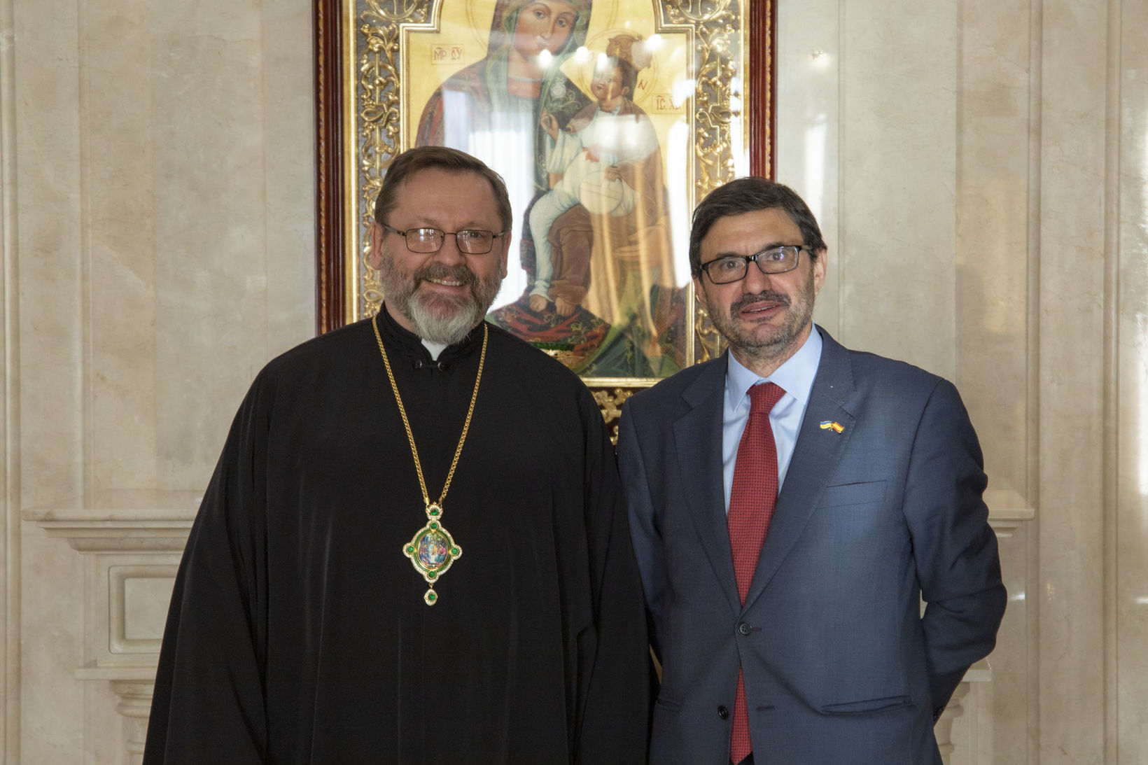 Глава УГКЦ подякував послові Іспанії за&nbsp;підтримку і&nbsp;розповів про природу війни росії проти України