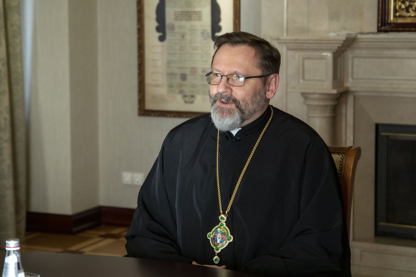 Глава УГКЦ подякував послові Іспанії за&nbsp;підтримку і&nbsp;розповів про природу війни росії проти України