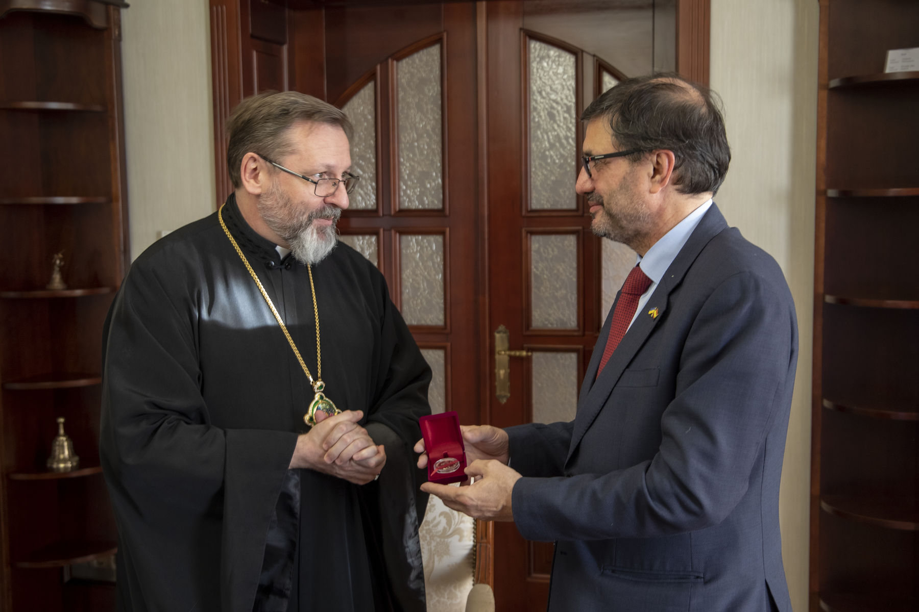 Глава УГКЦ подякував послові Іспанії за&nbsp;підтримку і&nbsp;розповів про природу війни росії проти України