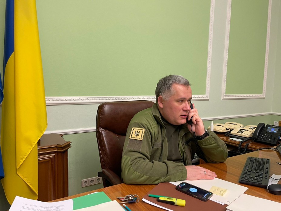 Ігор Жовква провів телефонну розмову з дипломатичним радником Прем’єр-міністра Італії Ігор Жовква провів телефонну розмову з дипломатичним радником Прем’єр-міністра Італії