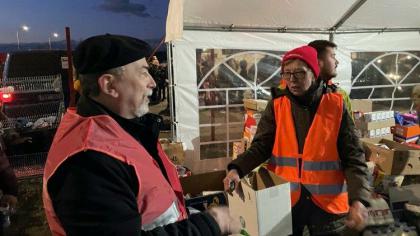 Кошицький Єпарх: ми були першими на кордоні з допомогою біженцям Кошицький Єпарх: ми були першими на кордоні з допомогою біженцям