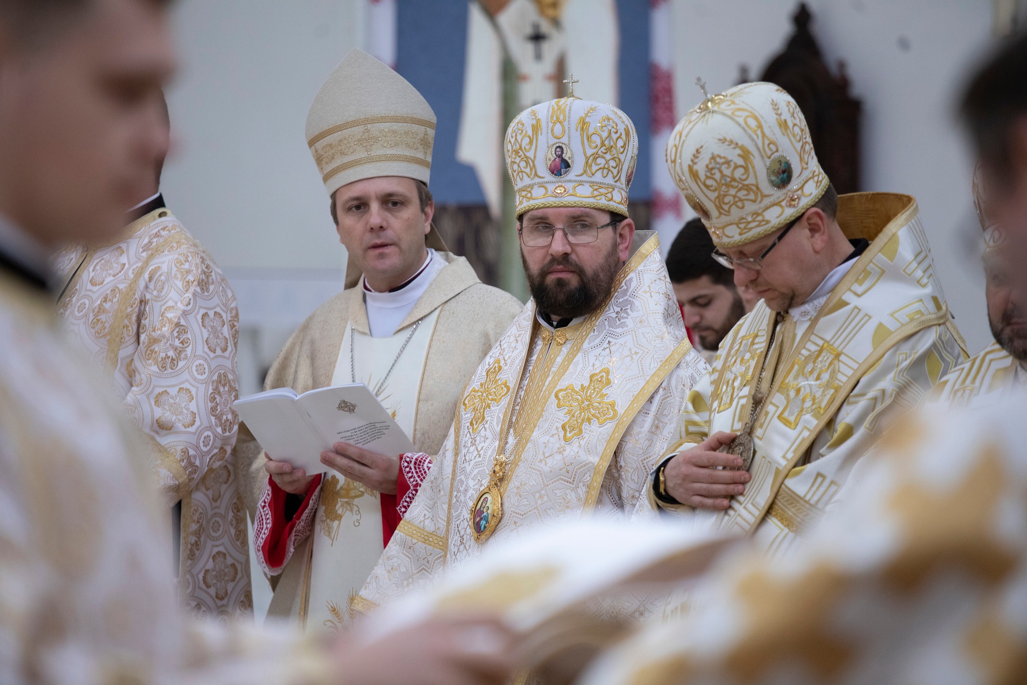 Митрополит Ігор та владика Володимир взяли участь у Чині архиєрейської хіротонії нового єпископа-помічника Київської архиєпархії владики Андрія Хім’яка Митрополит Ігор та владика Володимир взяли участь у Чині архиєрейської хіротонії нового єпископа-помічника Київської архиєпархії владики Андрія Хім’яка