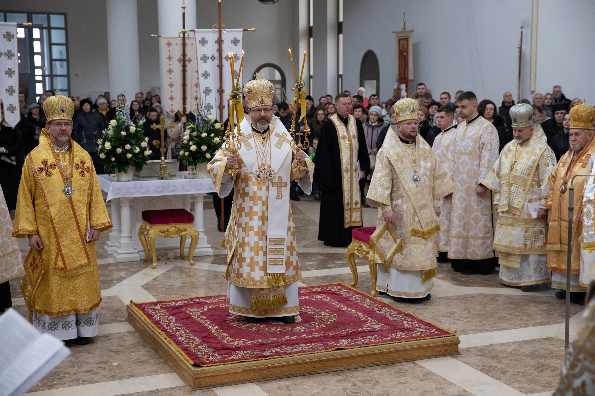 Митрополит Ігор та владика Володимир взяли участь у Чині архиєрейської хіротонії нового єпископа-помічника Київської архиєпархії владики Андрія Хім’яка Митрополит Ігор та владика Володимир взяли участь у Чині архиєрейської хіротонії нового єпископа-помічника Київської архиєпархії владики Андрія Хім’яка