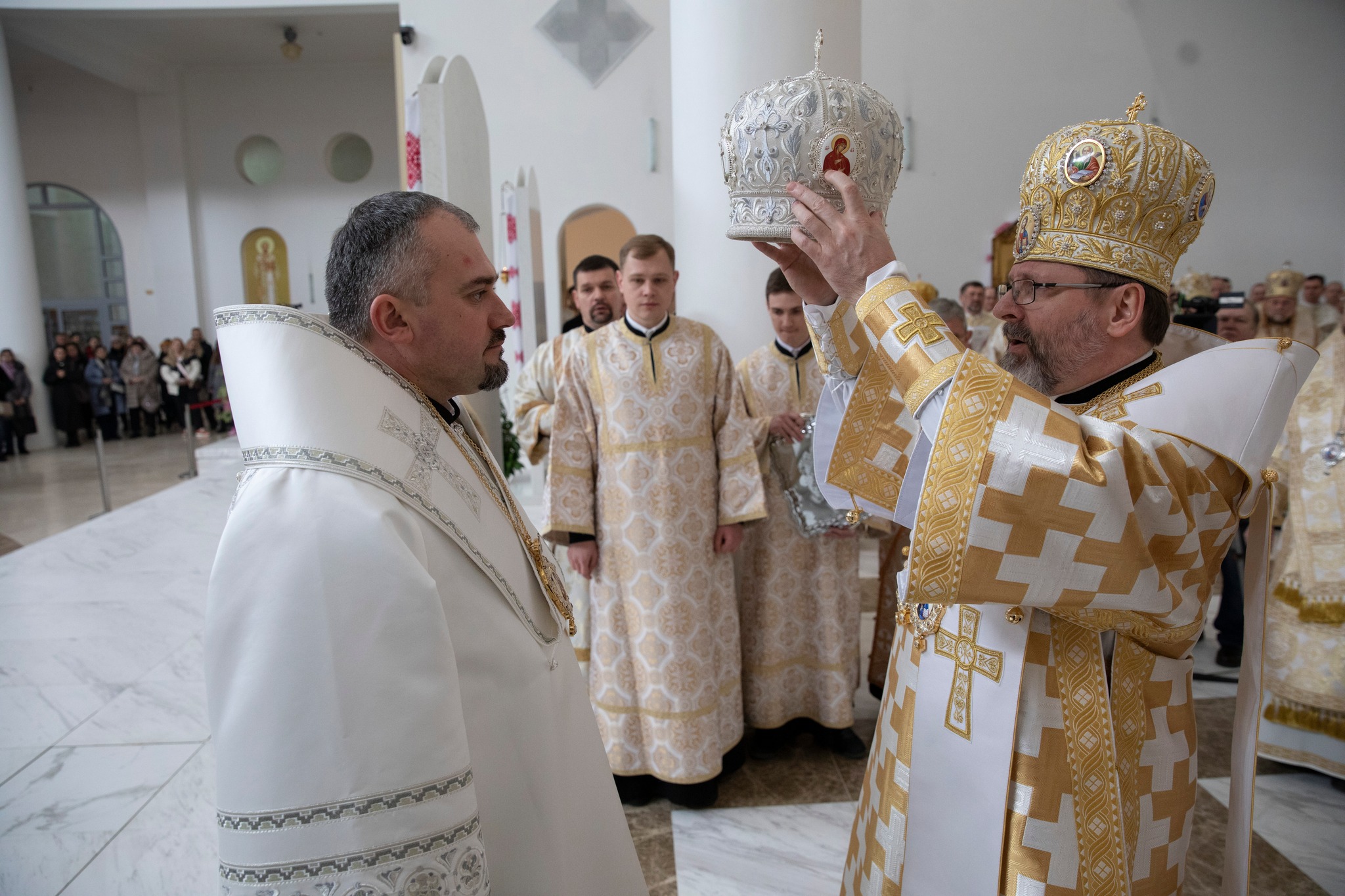 Митрополит Ігор та владика Володимир взяли участь у Чині архиєрейської хіротонії нового єпископа-помічника Київської архиєпархії владики Андрія Хім’яка Митрополит Ігор та владика Володимир взяли участь у Чині архиєрейської хіротонії нового єпископа-помічника Київської архиєпархії владики Андрія Хім’яка