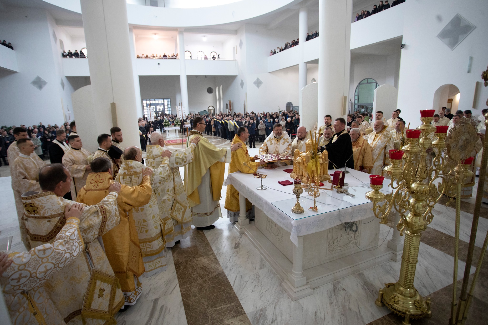 Митрополит Ігор та владика Володимир взяли участь у Чині архиєрейської хіротонії нового єпископа-помічника Київської архиєпархії владики Андрія Хім’яка Митрополит Ігор та владика Володимир взяли участь у Чині архиєрейської хіротонії нового єпископа-помічника Київської архиєпархії владики Андрія Хім’яка
