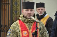 На Аскольдовій могилі в&nbsp;Києві освятили пам&rsquo;ятну дошку Герою України Віталієві Скакуну