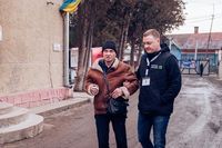 Патріарший паломницький центр провів евакуацію людей із найбільш «гарячих» точок Донеччини Патріарший паломницький центр провів евакуацію людей із найбільш «гарячих» точок Донеччини