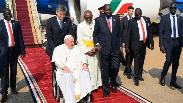 Південний Судан вітає Папу Франциска Південний Судан вітає Папу Франциска