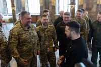 Президент України вручив державні нагороди трьом військовим капеланам УГКЦ