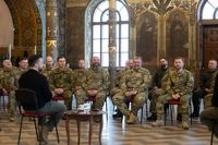 Президент України вручив державні нагороди трьом військовим капеланам УГКЦ