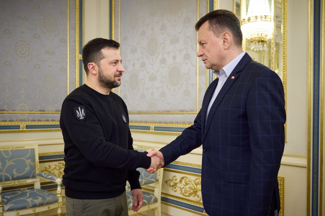 Президент України зустрівся з віце-прем’єр-міністром, міністром національної оборони Польщі Президент України зустрівся з віце-прем’єр-міністром, міністром національної оборони Польщі