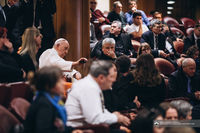 Свобода у&nbsp;вогні: у&nbsp;Ватикані за&nbsp;участю Папи Франциска показали документальний фільм про війну в&nbsp;Україні