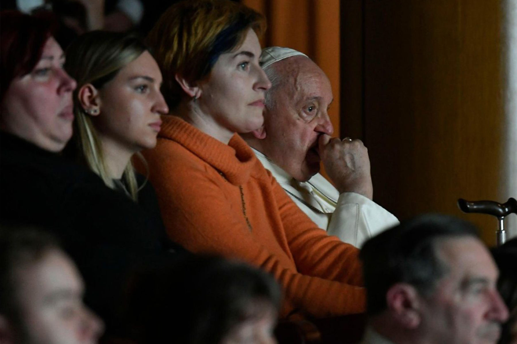 Свобода у&nbsp;вогні: у&nbsp;Ватикані за&nbsp;участю Папи Франциска показали документальний фільм про війну в&nbsp;Україні