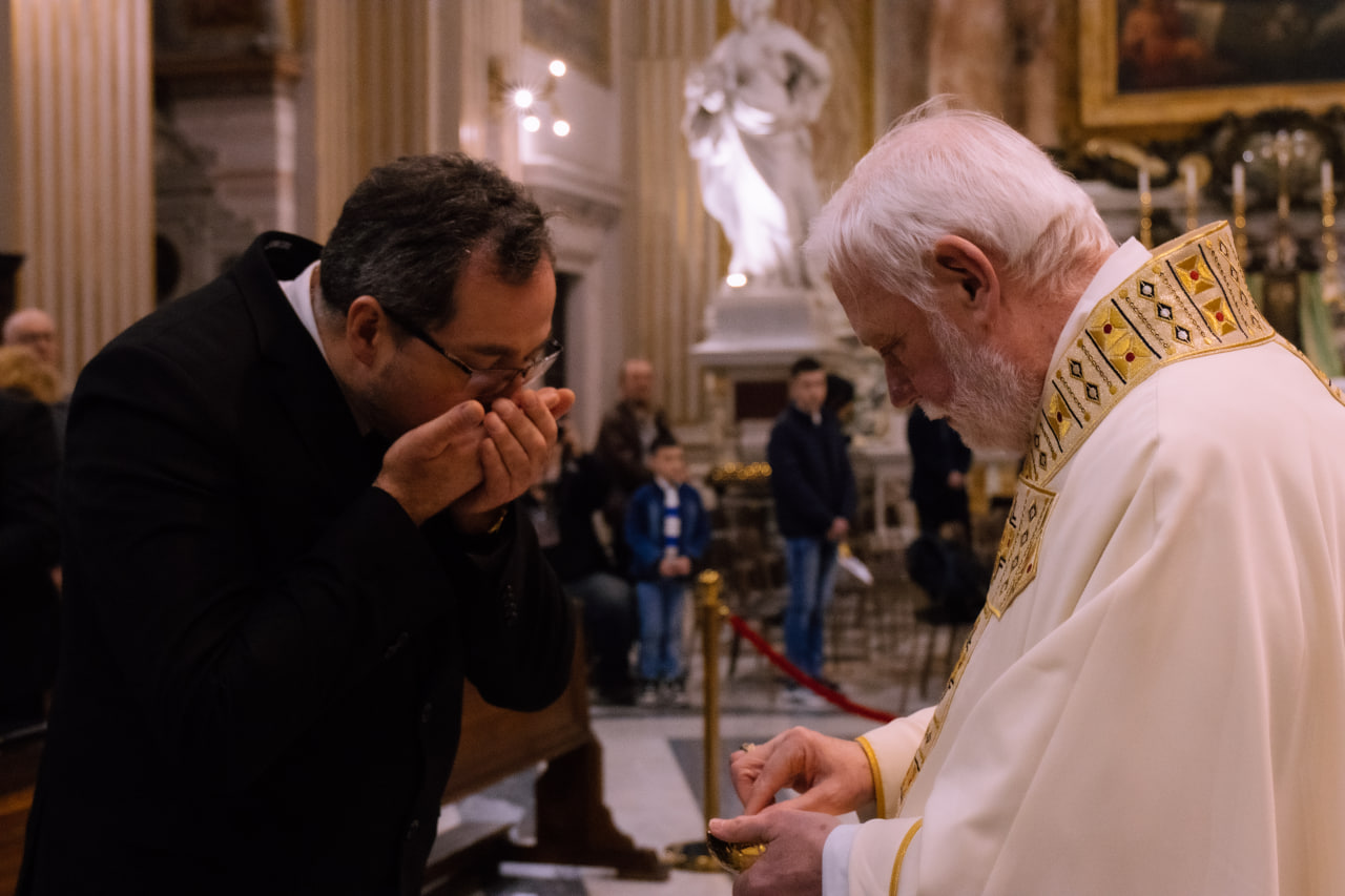 Тиждень молитов за&nbsp;Україну в&nbsp;Римі розпочався Літургією за&nbsp;участю архиєпископа Пола Річарда Ґаллаґера