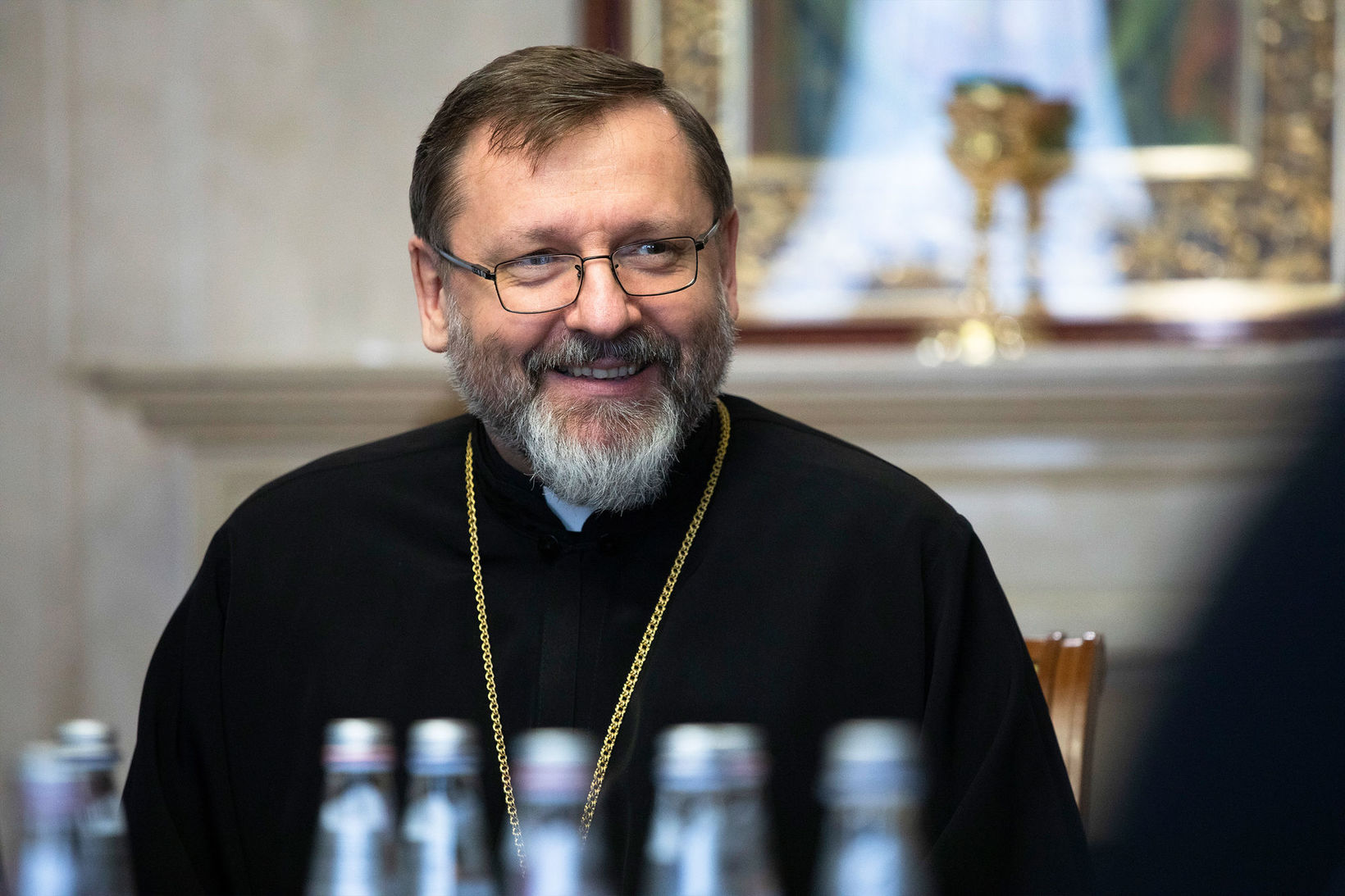 Блаженніший Святослав до&nbsp;місії з&nbsp;Італії: &laquo;Чинячи милосердя, ми&nbsp;визнаємо, що&nbsp;людина і&nbsp;її&nbsp;гідність завжди більші за&nbsp;ту&nbsp;милостиню, яку їй&nbsp;даємо&raquo;