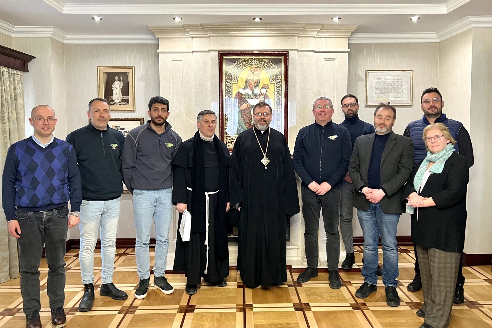 Блаженніший Святослав до&nbsp;місії з&nbsp;Італії: &laquo;Чинячи милосердя, ми&nbsp;визнаємо, що&nbsp;людина і&nbsp;її&nbsp;гідність завжди більші за&nbsp;ту&nbsp;милостиню, яку їй&nbsp;даємо&raquo;