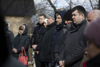 Блаженніший Святослав у&nbsp;Бучі, на&nbsp;вул. Яблунській, 144, помолився з&nbsp;родичами загиблих за&nbsp;жертв російської агресії