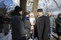 Блаженніший Святослав у&nbsp;Бучі з&nbsp;родичами загиблих на&nbsp;вул. Яблунській, 144 помолився за&nbsp;жертв російської агресії