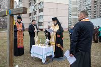 Єпископ Йосиф Мілян у&nbsp;Києві освятив пункт незламності та&nbsp;осередок &laquo;Карітасу&raquo;