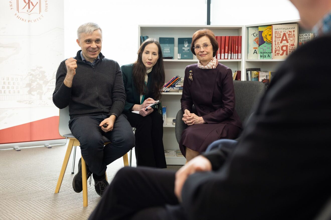 Перші леді України та&nbsp;Латвії відвідали УКУ