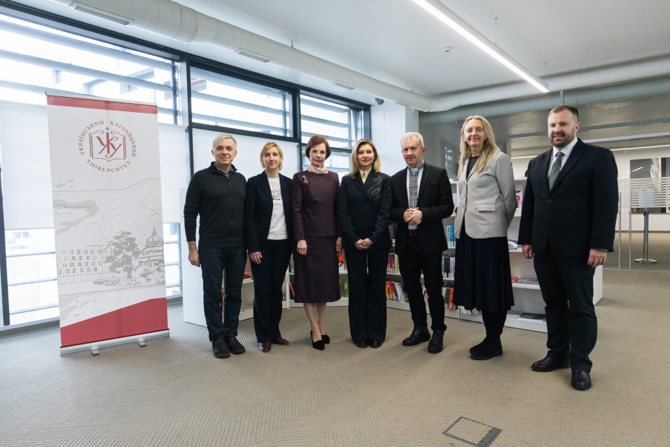 Перші леді України та&nbsp;Латвії відвідали УКУ