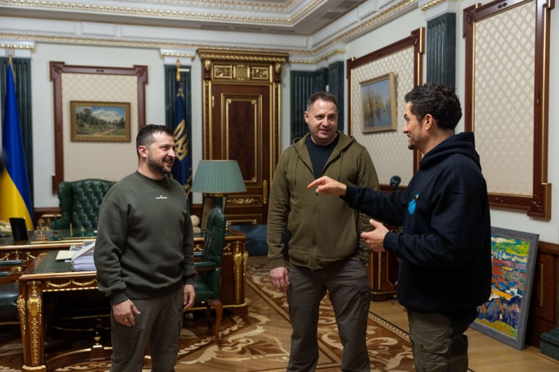 Президент провів зустріч із британським актором, послом доброї волі ЮНІСЕФ Орландо Блумом Президент провів зустріч із британським актором, послом доброї волі ЮНІСЕФ Орландо Блумом
