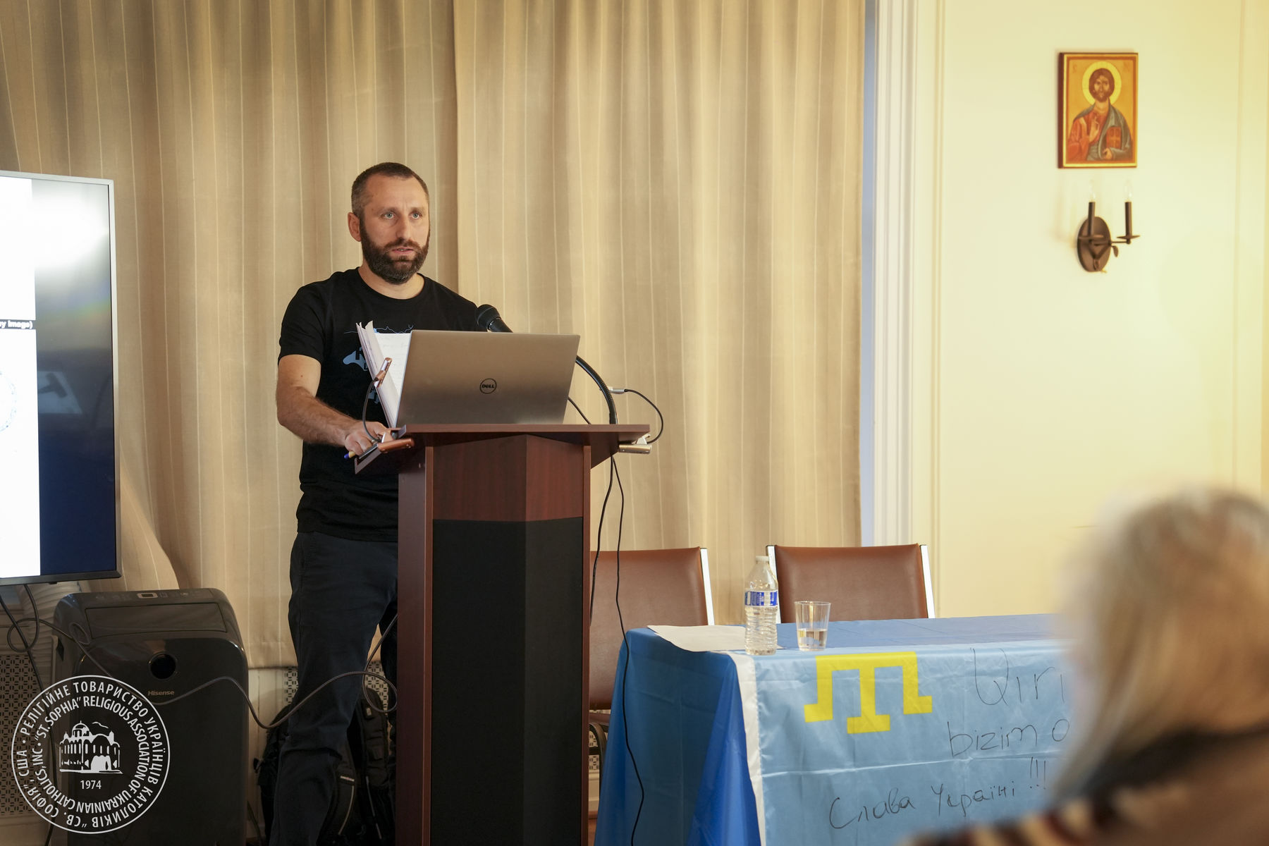 Про українців і кримських татар говорили в&nbsp;товаристві &laquo;Свята Софія&raquo; США