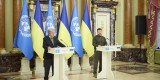 Саме зараз і саме в Україні вирішується, яким буде майбутнє ООН – Володимир Зеленський за результатами зустрічі з Антоніу Гутеррішем у Києві Саме зараз і саме в Україні вирішується, яким буде майбутнє ООН – Володимир Зеленський за результатами зустрічі з Антоніу Гутеррішем у Києві