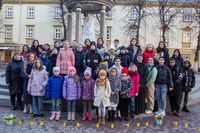 В Івано-Франківську відбулася молитва дітей за перемогу і мир в Україні В Івано-Франківську відбулася молитва дітей за перемогу і мир в Україні