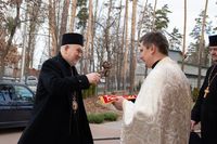 Владика Йосиф Мілян із&nbsp;душпастирським візитом відвідав греко-католиків Ірпеня